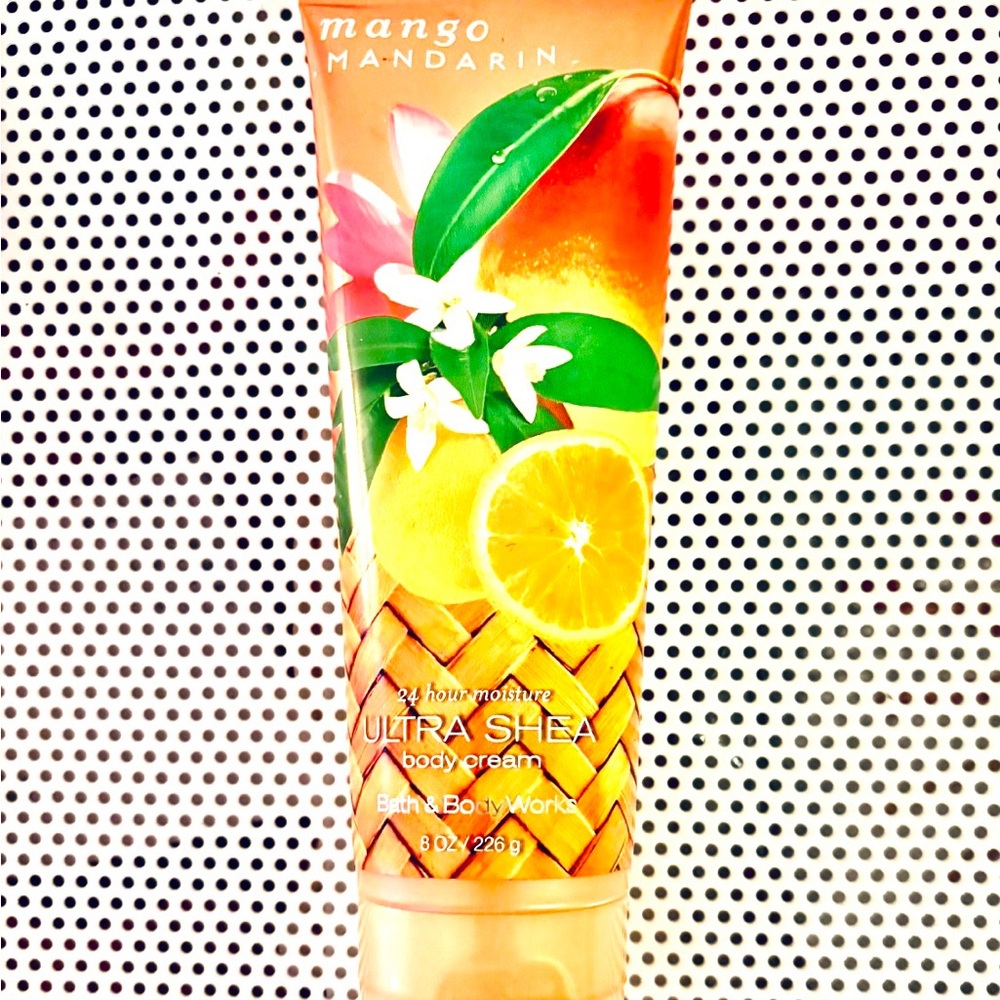 Bath & Bodyworks  Retired Mango Mandarin Ultra Sheer Body Cream 8 oz